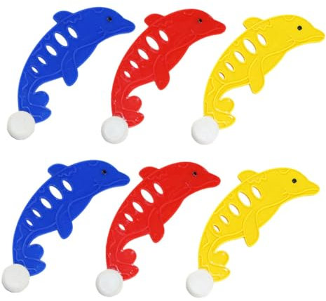 TOBBOMEY 6pcs Diving Fish Dolphin Float Boy Girl Pool Toys Water Toys for Boys and Girls Ages Diving Games for Swimming Pool