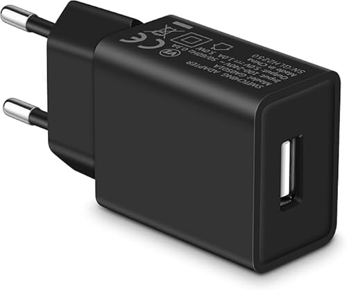 Alimentatore Caricabatterie Presa USB 5V/1A, Caricatore Spina Charger compatibile con smartphone, tablet, e-reader, oggetti elettronici, ...