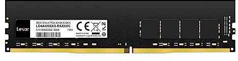 Lexar UDIMM 16GB DDR4 RAM 3200 MHz, 288-Pin U-DIMM Desktop Arbeitsspeicher, Hochleistungs-Computerspeicher, PC-RAM-Modul-Upgrade, Hochleistungs Arbeitsspeicher, CL22-22-22-52 1.2V