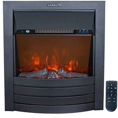 Xaralyn Lagos elektrischer LED-Einbaukamin - 2000 Watt Heizung - Plug and Play