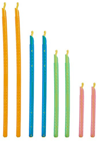 WANDIC Clip per sigillare la Borsa, 8 Pezzi di Chiusura in plastica, conservare Sacchetti di plastica a Tenuta stagna e Alimenti freschi, conservare Facilmente i Tuoi Alimenti, 4 Formati