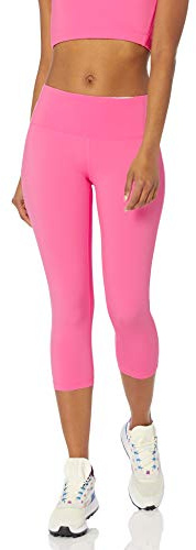Amazon Essentials kvinnors aktiv skulptur mitten midja capri legging, ljusrosa, X-Large