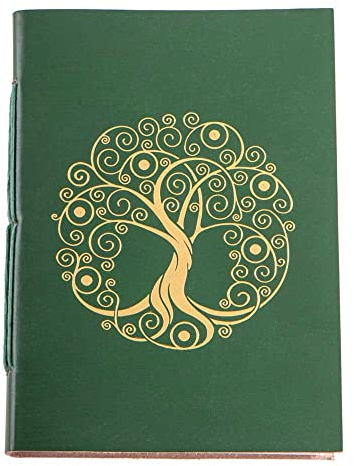 Berk Schreibbuch Lebensbaum grün/gold 144 Seiten