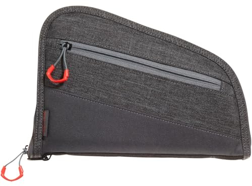 AC Allen Kurzwaffenfutteral Auto Fit 2.0 - Grau und Rot Meliert - Endura - Waffentragtasche - Waffencase - Waffencase Futteral