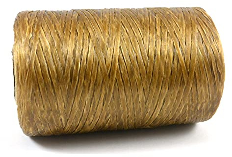 Kulay Konstgjord Sinew vaxad polytråd för pärlor och sömnad (1 enkelspole, 5 lager, 8 uns, 300 meter eller 230 fot) (237 ml, naturlig)
