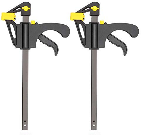 Sargentos Carpintero 2/3/4/5 / 8PCS NUEVO Abrazadera de carpintería Barra de abrazadera F GRIP 4 PULGADA ARRIPTE DURO RÁPIDO RÁPIDO RÁPIDO DE MADERA TRABAJO DIY Herramienta de carpintero Sargentos De