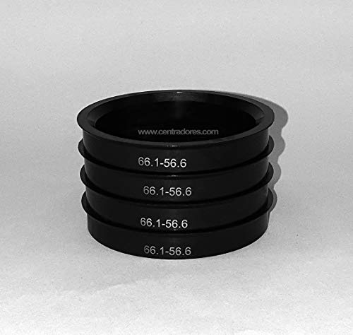 Anillos para centrado de llanta 66.1-56.6 - Set de 4 Unidades Centradores para llanta