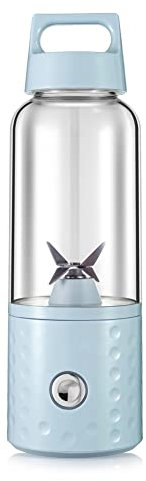 ailill MéLangeur Portable Mini Taille Blenders pour Smoothies et Shakes Voyage Juicer Cup Smoothie Maker USB Rechargeable,Bleu