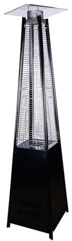 JSLJJBD Patio Heater, Terrassenheizer, Terassenheizstrahler Außen, Sofortige Erwärmung, Stufenlose Temperaturregelung, Für Den Innen- Und Außenbereich Geeignet 235x51x51cm Black
