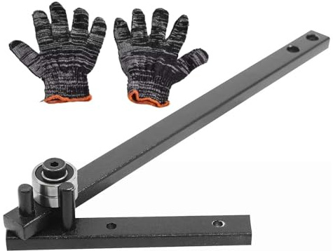 Rainorning Manuelle Bewehrung Biegemaschine DIY Geflochtener Korb Ankerhaken Eisen Stahl Kupfer Bar Lichthalterung Stahl Bar Bender (10mm)