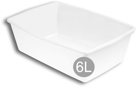 TronicXL Contenitore Ermetico Universale per Alimenti, Barattolo Plastica con Coperchio, 6 l