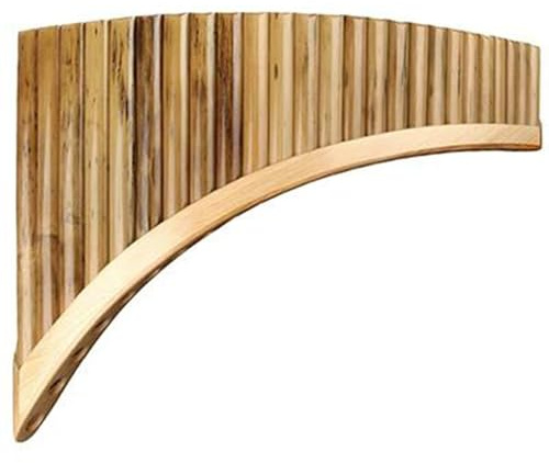 25 Pfeifen Panflöte Hochwertiges Instrument Panflöte Panflöte G-Tonart Handgefertigtes Holzblasinstrument In G-Tonart (Color : Right)