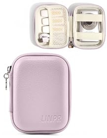 Linpr Estuche para Cámara Digital para Kodak PIXPRO FZ45/FZ55 | Compacta Funda Compatible con CAMKORY/Lecran/VAHOIALD/Canon IXUS 285 HS, Soporte de Almacenamiento para Accesorios
