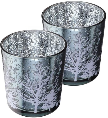 Alipis 2stücke Balance Kerzenhalter für Weihnachtsbaum Glaskerzenständer Weihnachtsdekoration Kerzenhalter-Dekoration für Schreibtisch Weihnachtskerzenhalter aus Glas für Party