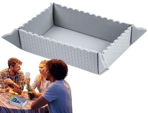 Campinggeschirr, faltbare Schüssel | Magnetische Reise-Snackbehälter – Silikon-Schale für Wurstwaren, tragbares Campinggeschirr für Outdoor-Spiele, Familienfeiern