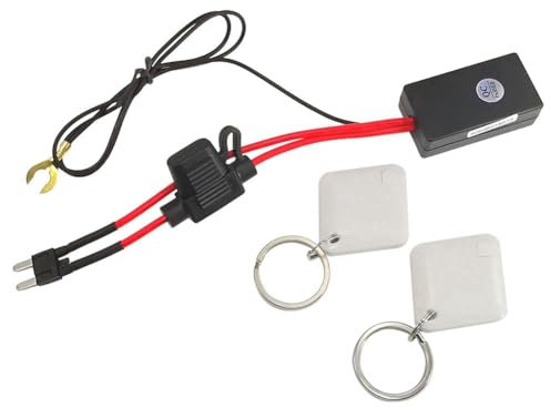 Cpolebev M506 Auto-Wegfahrsperre, Kabellose Auto-Motorsperre, Automatische Diebstahlsicherung, Intelligentes Alarmsystem mit Stromkreisunterbrechung