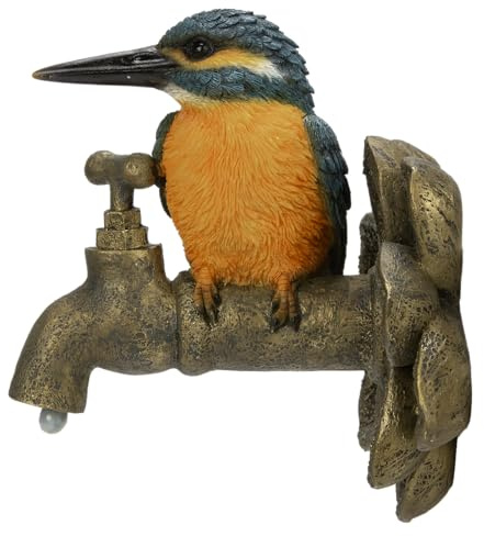 Vivid Arts - Wall Hang Kingfisher on Garden Tap - WH-KF05-F