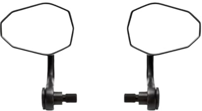 Qjahxkf Specchietto Retrovisore per estremità Manubrio Moto per MT-07 per MT-09 per MT10 R6 R1 FZ1/FZS100 Specchietto Retrovisore per estremità Manubrio Moto Specchietti Retrovisore