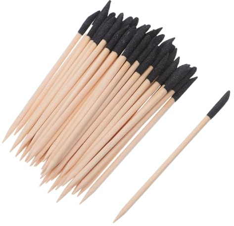 MOTHNUR 100 Pezzi set strumenti per manicure bastoncini per unghie bastoncino per levigare unghie bastoncini per cuticole in legno roba salone legno