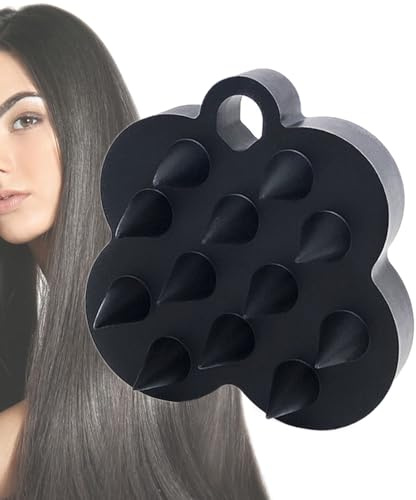 Cepillo De Champú Masajeador De Cuero Cabello | Peine De Silicona Para Uso Manual - Cepillo Para Lavado De Cabello - Para Mujeres, Champú, Ducha, Lavado, Limpieza, Relajación, Baño