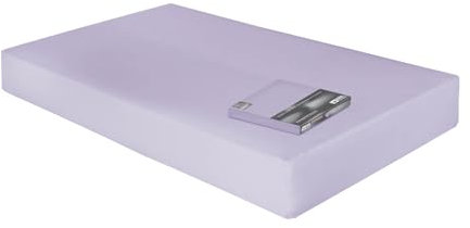 Dormabell Premium Spannbetttuch für bis zu 24cm hohe Matratzen, veredelte Mako-Baumwolle für vollendeten Schlafgenuss, elastisch | Blickdicht | bügelfrei | langlebig, (Flieder | 180x200 cm)