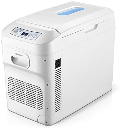 LHZHG Kühlschrank Kühl Gefrier Gefrierschrank Kühlbox Auto und Steckdose 28L Mini Tragbare 12V 24V 230V Mobile Auto Kühlschrank Kühlboxen Leise,Dual-Core-Kühlung,Digitaler Bildschirm,kühlt und wärmt