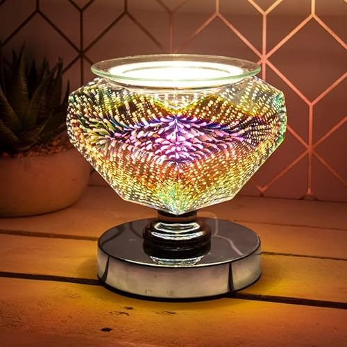 Aroma Electric Wax Burner 3D Diamond Firework