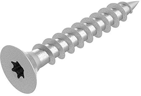 Vite SECCARO per truciolare 6 x 40 mm, acciaio zincato, vite per legno con filettatura totale, TX / esalobata, 200 pezzi