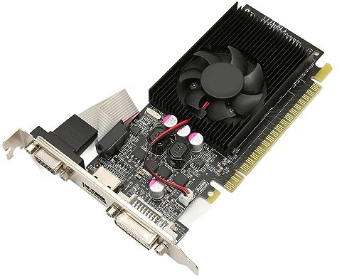 Scheda Grafica GT210 Scheda Video DDR3 512M 64BIT Scheda Grafica per Computer Economica per PC Fai da Te, Scheda di Acquisizione Video Hdmi 2K HD (GT210512M DDR3)