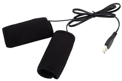 Heated Hand Grips - 5V Heated Grip Sleeve,USB-Powered Heated Handlebar Warmer, Heated Grip Sleeve With 3 Gear Temperature For Cycles, Scooter
