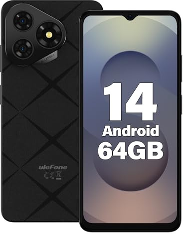 Ulefone Note 19 Android 14 Smartphone Ohne Vertrag 4G, 6GB+64GB/512GB Handy Günstig, Octa Core, 6,52 Zoll HD+, 8MP, 5000mAh Handy Ohne Vertrag, Dual SIM 4G Simlockfreie Handys 2 Jahre Garantie