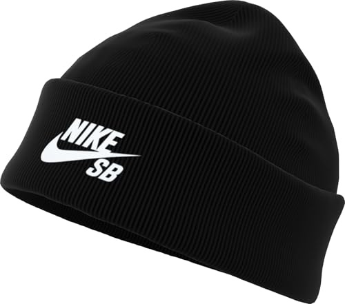 Nike Terra Futura 365 Sb Beanie, Black/Dark Grey/White, HF7003-010, 1SIZE