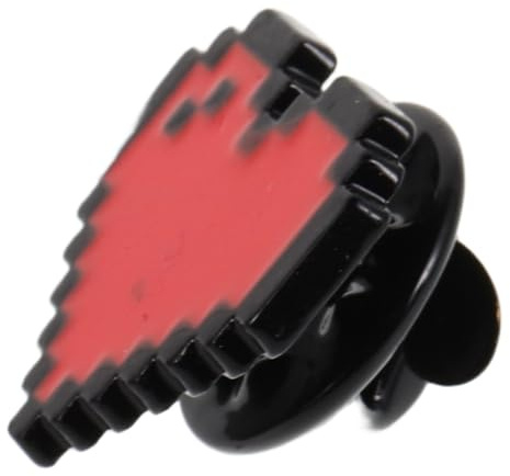 Holibanna Herz Brosche Rote -herz-anhänger Modeschmuck Zinklegierung Anstecknadel Für Kleidung Und Taschen Valentinstag Accessoire Romantisch Und Süß