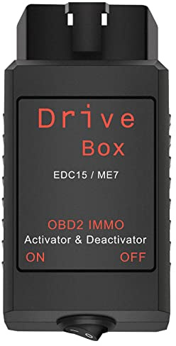 Asyduey BoîTe D'EntraîNement EDC15/ME7 OBD2 IMMO DéSactivateur Activat OBD2 BoîTe D'EntraîNement IMMO DéSactivateur Activateur Accessoires de Voiture