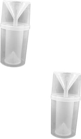 Mipcase 2 Set Pluviometro Misurini Per Irrigatori Dell'irrigatore Manuale Misuratore Di Pioggia Strumento Spruzzatore Piovere Di Raccolta Dell'acqua Piovana Plastica
