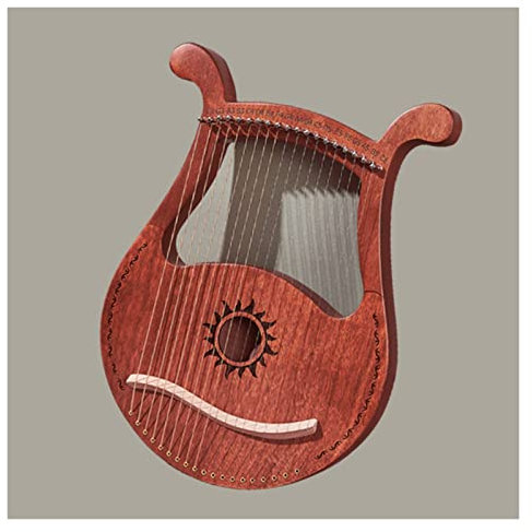 String Anfänger Lyre Harfe - Tragbares kleines Musikinstrument für einfaches Lernen, perfekt für Kinder und Anfänger
