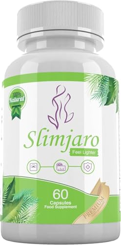 SlimJaro - All Natural - 60 Capsules - Vegan/New & Sealed