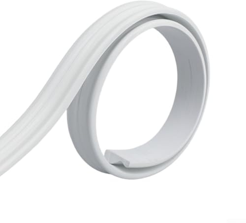 Decorative Edge Strip Designed for Wall Paneling Kits Suitable for TV Backgrounds and Living Room Ceilings (White)