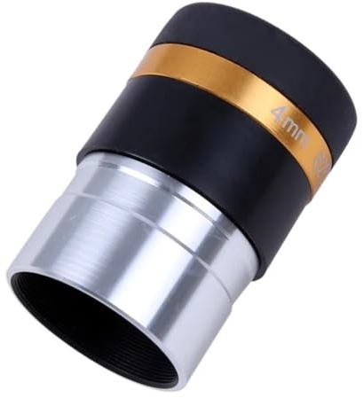 Teleskop Okular-Teleskop Weitwinkel-62-Grad-Objektiv 4/10/23 mm beschichtet for 1,25-Zoll-Astronomie-Teleskop(4mm)