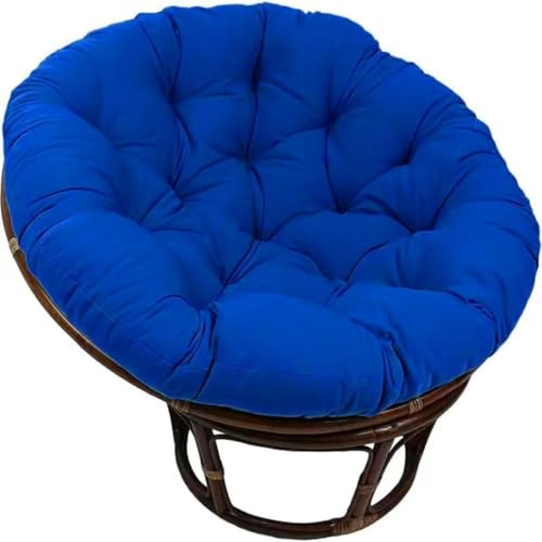 SONGDIQI Rundes Papasansessel Kissen Wasserdicht Sitzkissen Hängesessel Outdoor/Indoor Bodenkissen Kissen(L,110cm*110cm)