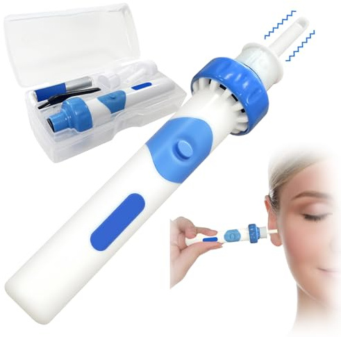 Oroclear Earwax Sucker Ohrenschmalz Entferner Elektrisch Ohrenreiniger Sicheres Und Weiches Ear Cleaner, Mit 2 Waschbaren Ersatzköpfen Geeignet Für Kinder Und Erwachsene Ohr Reinigung (e)