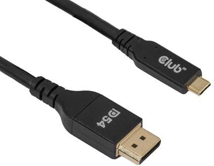 Club3D CAC-1563 USB-C® auf DisplayPort™ 2.1 DP54 Bidirektionales Kabel 8K120Hz 2m