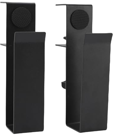 ZJchao Support D'ordinateur Portable Latéral Réglable, Pince de Support de de D'ordinateur Portable Latéral Réglable sur L'organisateur de Stockage de Table avec