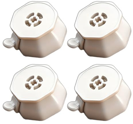 Ruote girevoli da 4 con freno Rotazione a 360 gradi Cursori per pulegge adesive Rulli per apparecchi per elettrodomestici da cucina Ruote adesive Ruote per mobili Ruote universali Rotella