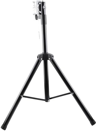 Dioche Support de Trépied de Fixation Holographique 3D pour Ventilateur de Projecteur Holographique 3D – Hauteur Réglable de 80 à 180 Cm, Construction Métallique Robuste pour Les Modèles de 42 Cm à