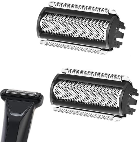 2 Pack Replacement Foil Blade Compatible with MANSCAPED The Lawn Mower Electric 5.0 Ultra Hair Trimmer,Replacement Clipper Blades Groin Hair Foil Shaver Head for Close Body Hair Grooming