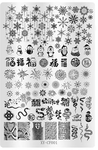 Plaque de stamping pratique résistante à la rouille MetalNails Art Template Convient pour créer des looks distinctifs pour toutes les occasions Plaque de stamping Nail Art
