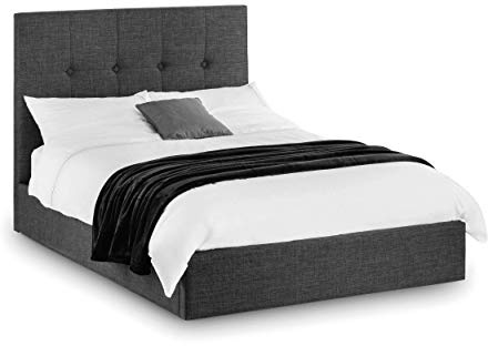 Julian Bowen Sorrento Lift-Up Storage Bed, Grigio, King