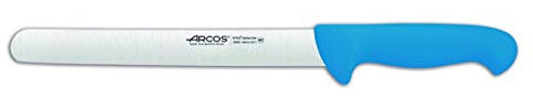 Arcos Serie 2900 - Schneidmesser Schinkenmesser - Klinge Nitrum Edelstahl 250 mm - HandGriff Polypropylen Farbe Blau