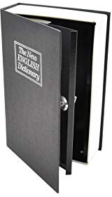 Geldkassette Büchersafe Metallkasette Safe Tresor Attrappe Buch Geheimversteck 240x155x55 mm